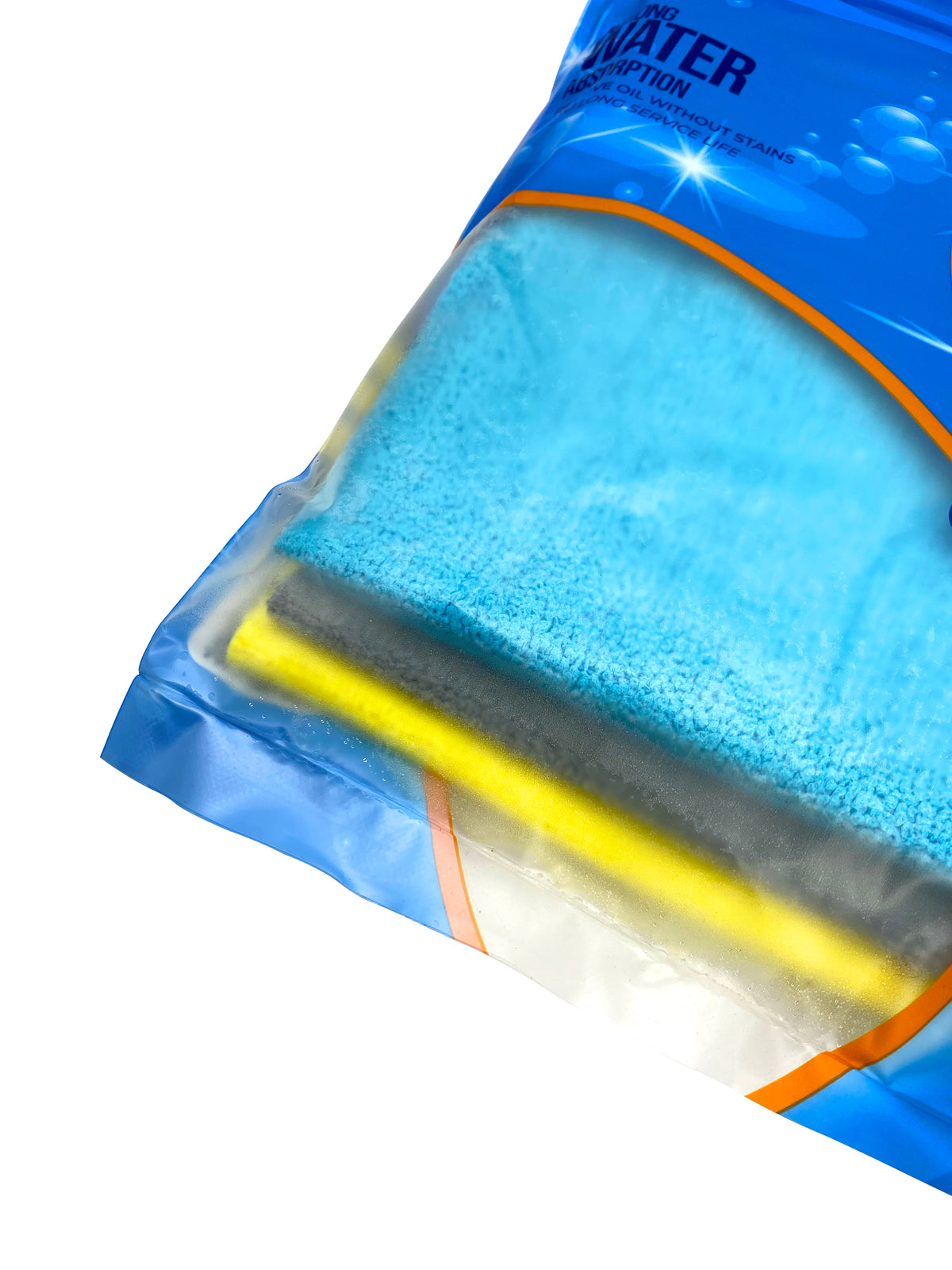 Magic Towel Cloth  - Gray, Yellow, Blue - Regular - 3 Pack