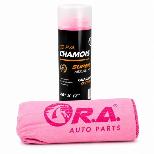 Pink Shammy Car Drying Towel 26x17 PVA Super Absorbent Synthetic Chamois R.A. 1-