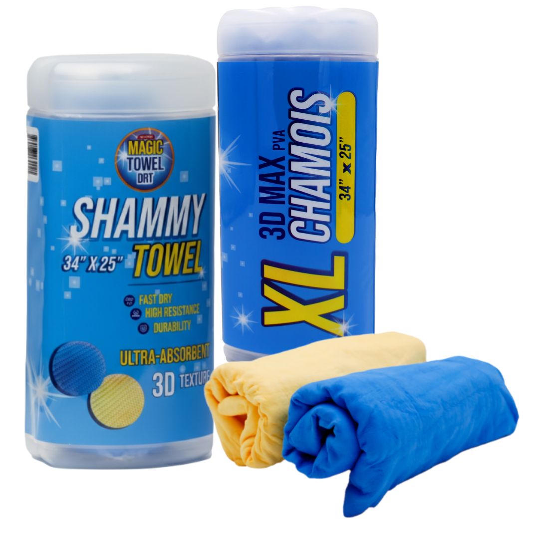 2 pack Shammy Chamois Car Drying Towel 34x25 XL PVA Super Absorbent Magic Towel