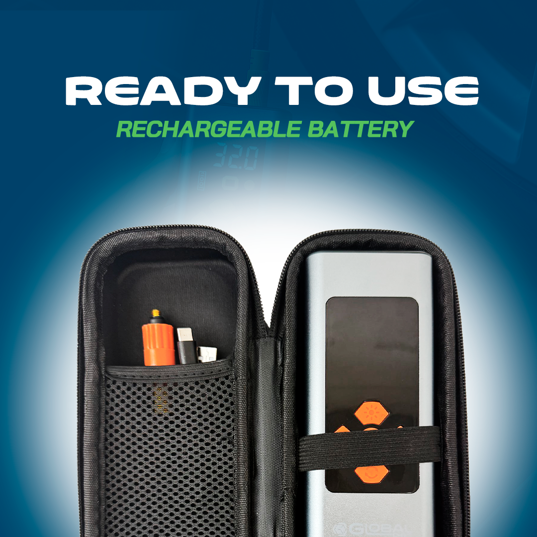 Portable Digital Tire Inflator 150 PSI Cordless Rechargeable Compressor Car Bike